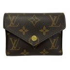 Louis Vuitton Trifold Wallet Monogram Portefeuille Victorine Leather Cowhide