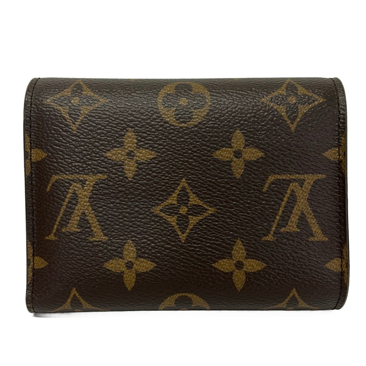 Louis Vuitton Trifold Wallet Monogram Portefeuille Victorine Leather Cowhide — view 2