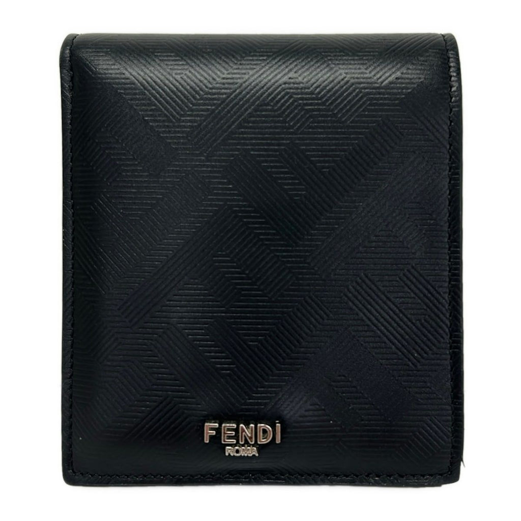 Fendi Bill Purse Black Leather