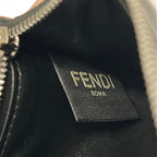 Fendi Coin Purse Black Red Leather — view 4