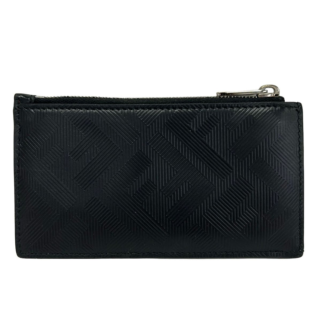 Fendi Coin Purse Black Red Leather — view 2