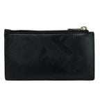 Fendi Coin Purse Black Red Leather — view 2