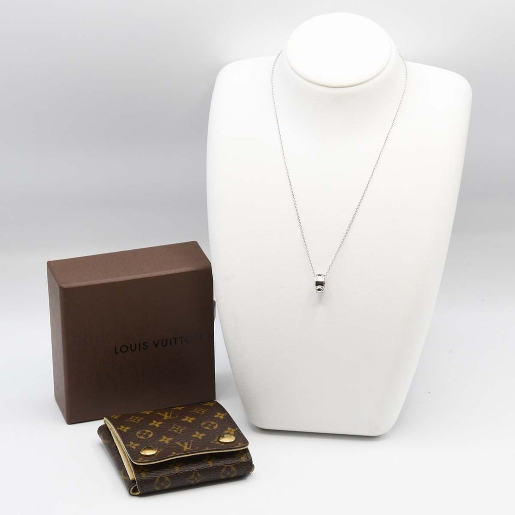 Louis Vuitton Necklace Pendentif Empreinte 750 Pink Sapphire Box Case — view 7