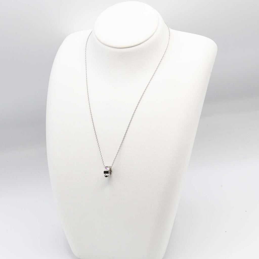 Louis Vuitton Necklace Pendentif Empreinte 750 Pink Sapphire Box Case — view 2