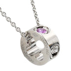 Louis Vuitton Necklace Pendentif Empreinte 750 Pink Sapphire Box Case