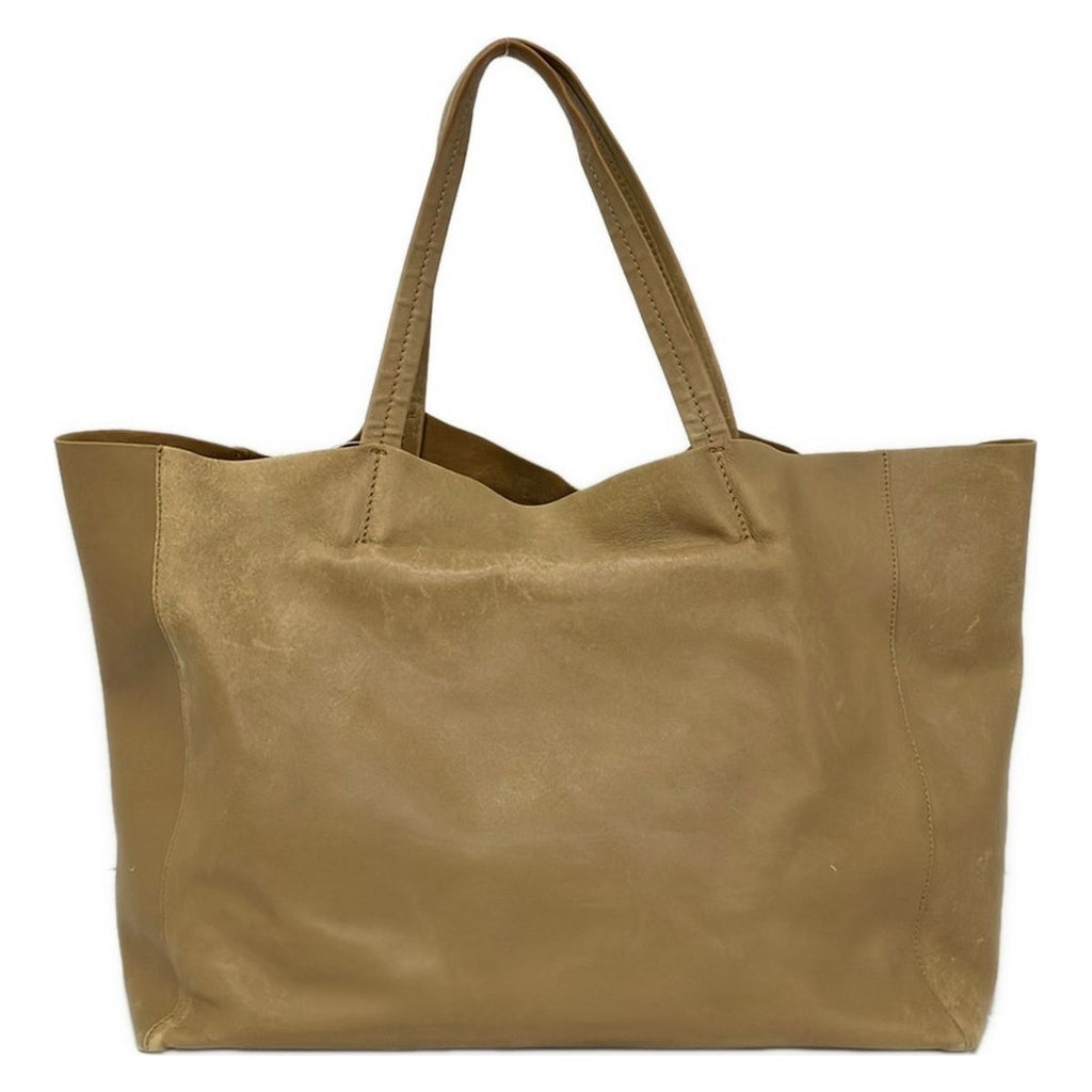 Celine Tote Bag Horizontal Cabas Light Brown Leather — view 3