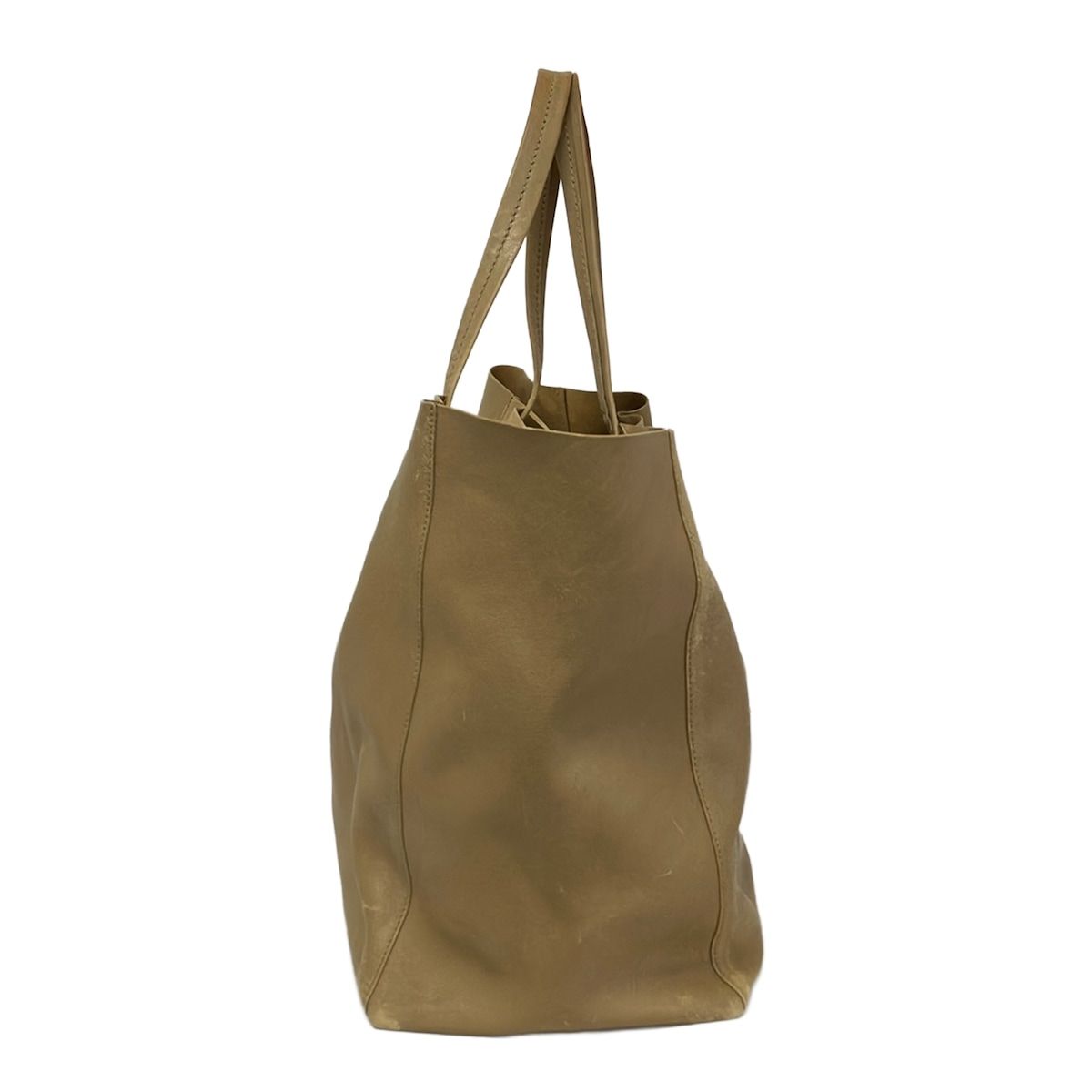 Celine Tote Bag Horizontal Cabas Light Brown Leather — view 4