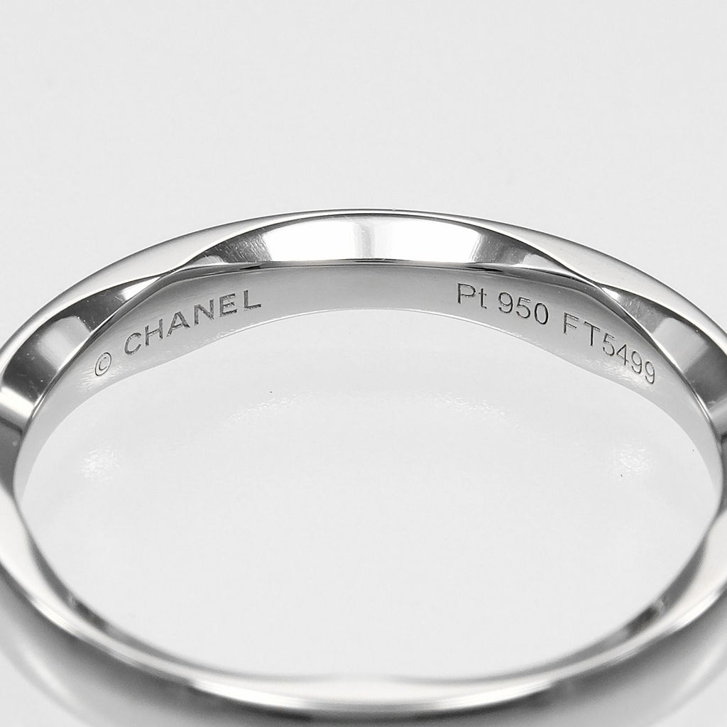 Chanel Camellia Marriage Platinum Ring — view 4