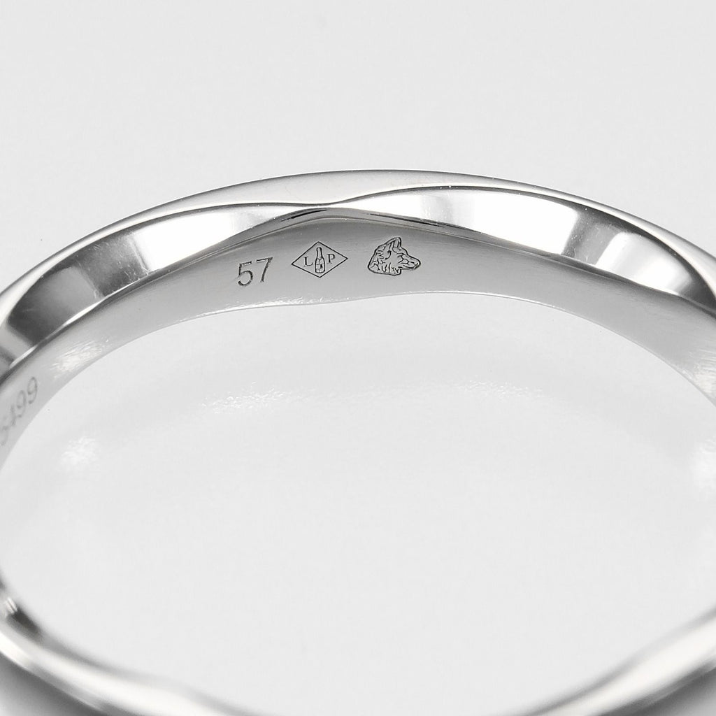 Chanel Camellia Marriage Platinum Ring — view 5