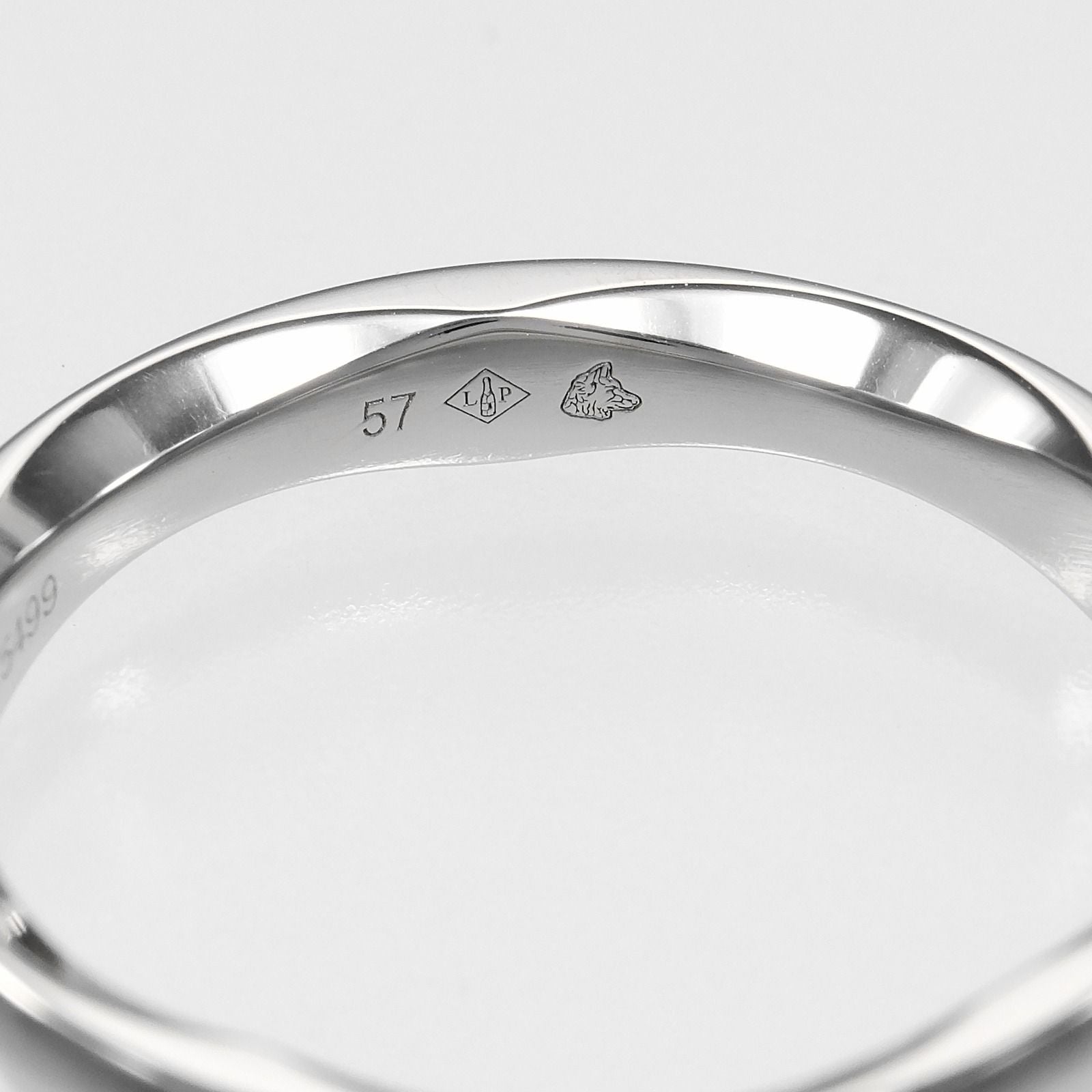 Chanel Camellia Marriage Platinum Ring — view 5
