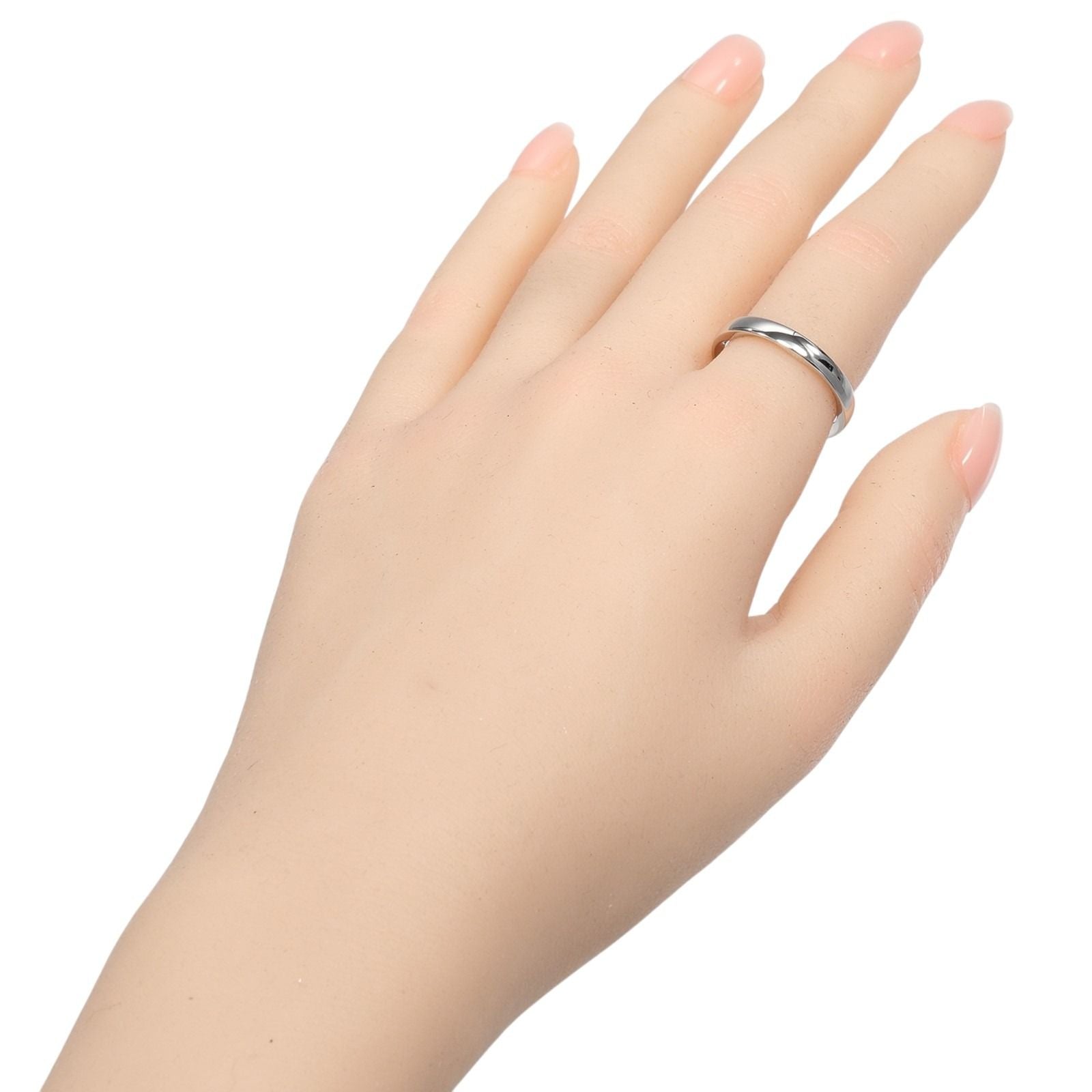 Chanel Camellia Marriage Platinum Ring — view 2