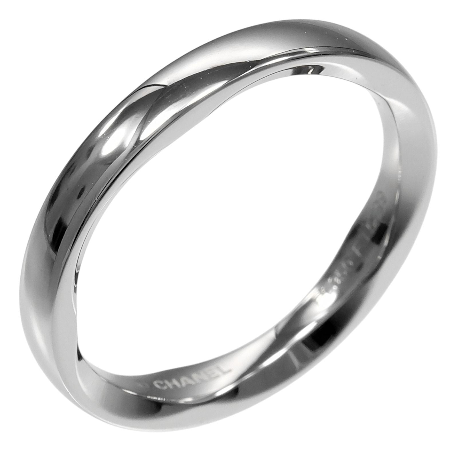 Chanel Camellia Marriage Platinum Ring