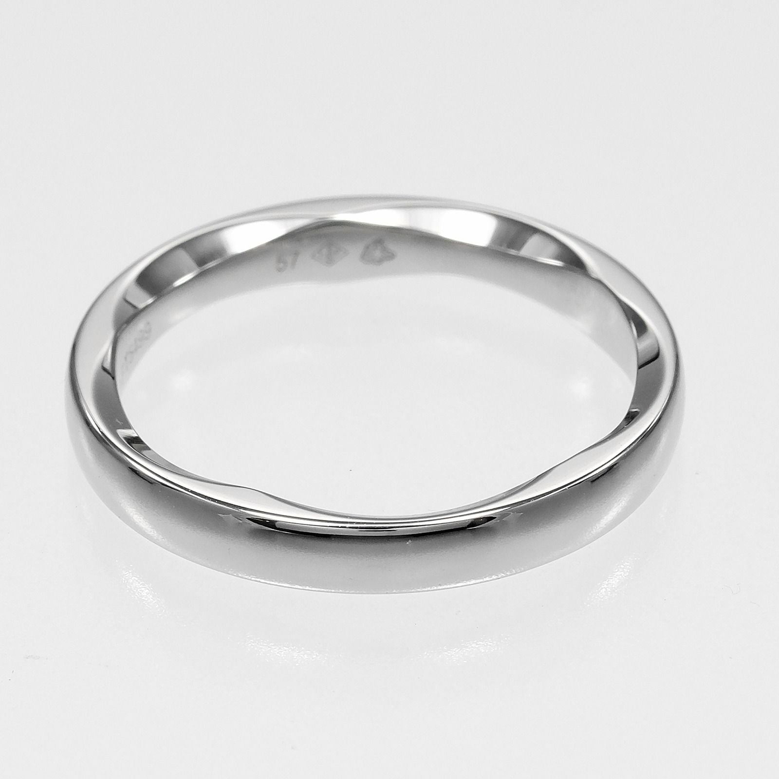 Chanel Camellia Marriage Platinum Ring — view 6
