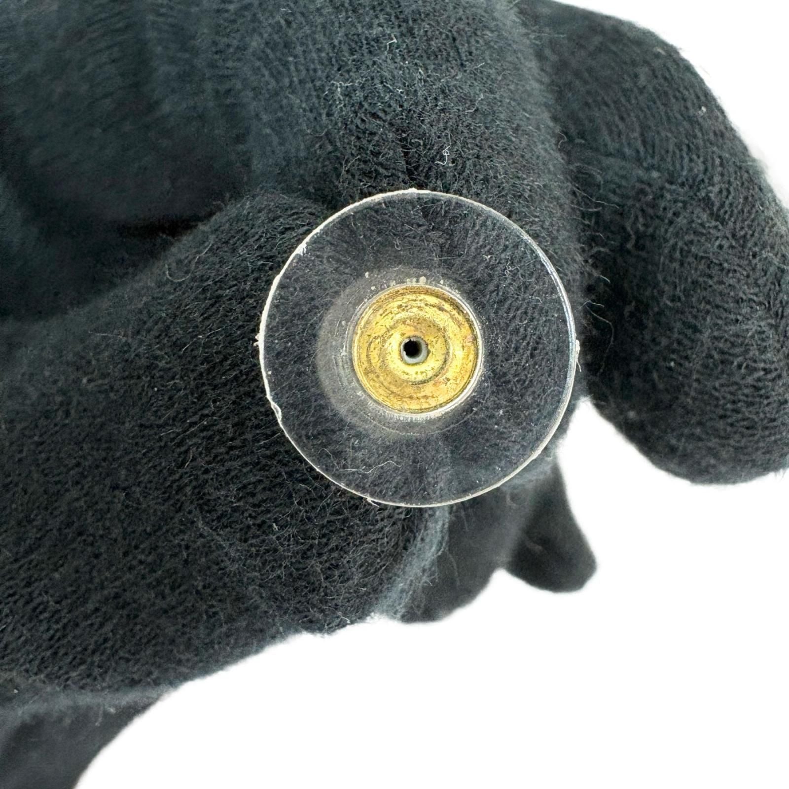 Chanel CC Logo Earrings Rhinestone — view 6