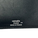 Hermes Card Case Petit Chevaux Black Navy Purple — view 4