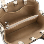 Louis Vuitton 2-Way Marelle Tote BB Epi Leather Quartz Silver Handbag White — view 8