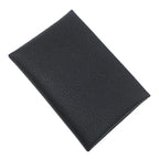 Hermes Card Case Calvi Duo Chevre Black Silver Coin Purse Fragment — view 2