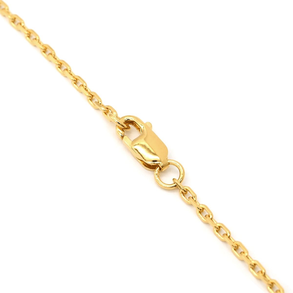 Hermes Necklace Pop H Mini Pendant Lacquer Brown Glace Gold Light H Motif — view 3