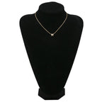 Hermes Necklace Pop H Mini Pendant Lacquer Brown Glace Gold Light H Motif — view 6