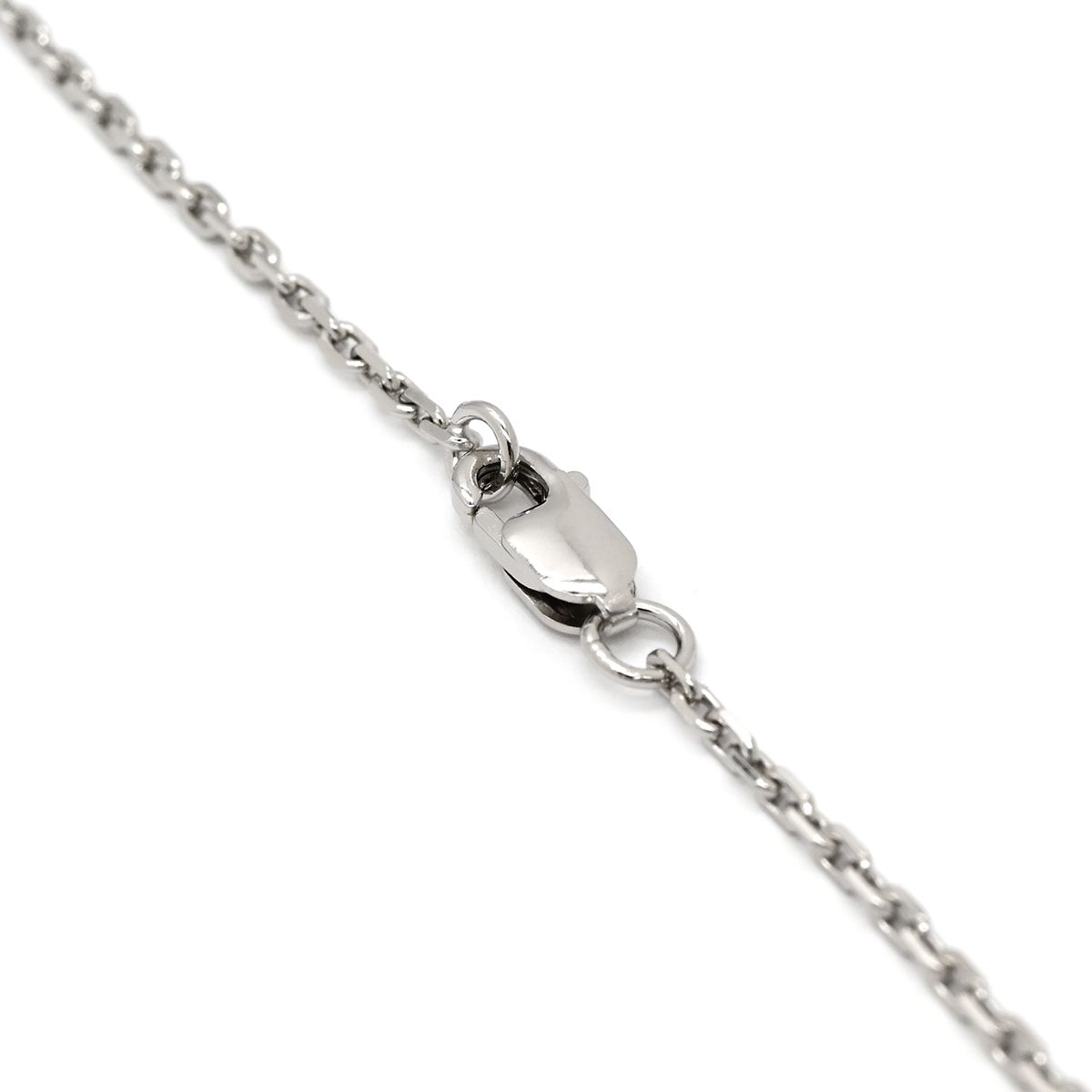 Hermes Necklace Pop H Mini Pendant Metal Lacquer Brown Glace Silver Light — view 3