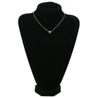 Hermes Necklace Pop H Mini Pendant Metal Lacquer Brown Glace Silver Light — view 6