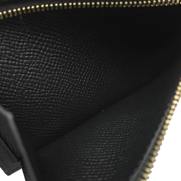 Hermes Bifold Wallet Bearn Compact Veau Epsom Black Gold — view 8