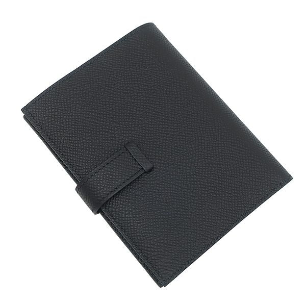 Hermes Bifold Wallet Bearn Compact Veau Epsom Black Gold — view 2