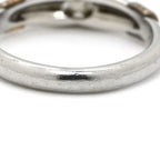 Dior Ring Diamond Platinum Silver Yellow Gold 18k Combination Single Tatezume — view 3
