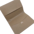 Hermes Notebook Cover Agenda GM Chevre Mysore Etoupe Silver Greige — view 5