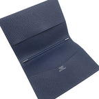 Hermes Notebook Cover Agenda GM Chevre Mysore Navy Silver — view 5
