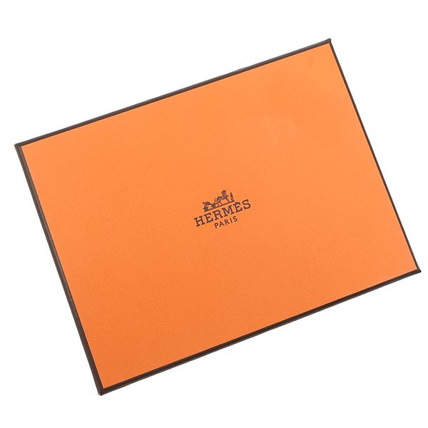 Hermes Notebook Cover Agenda GM Chevre Mysore Navy Silver — view 7