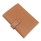 Hermes Trifold Wallet Bearn Combine Leather Veau Madame Gold Brown — view 2