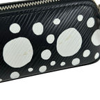 Louis Vuitton Pen Case Yayoi Kusama LV YK Trousse Elisabeth Infinity Dot Noir — view 5