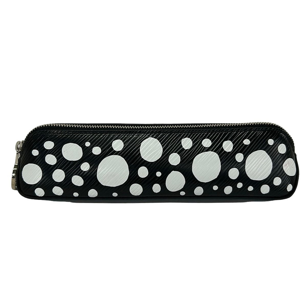 Louis Vuitton Pen Case Yayoi Kusama LV YK Trousse Elisabeth Infinity Dot Noir