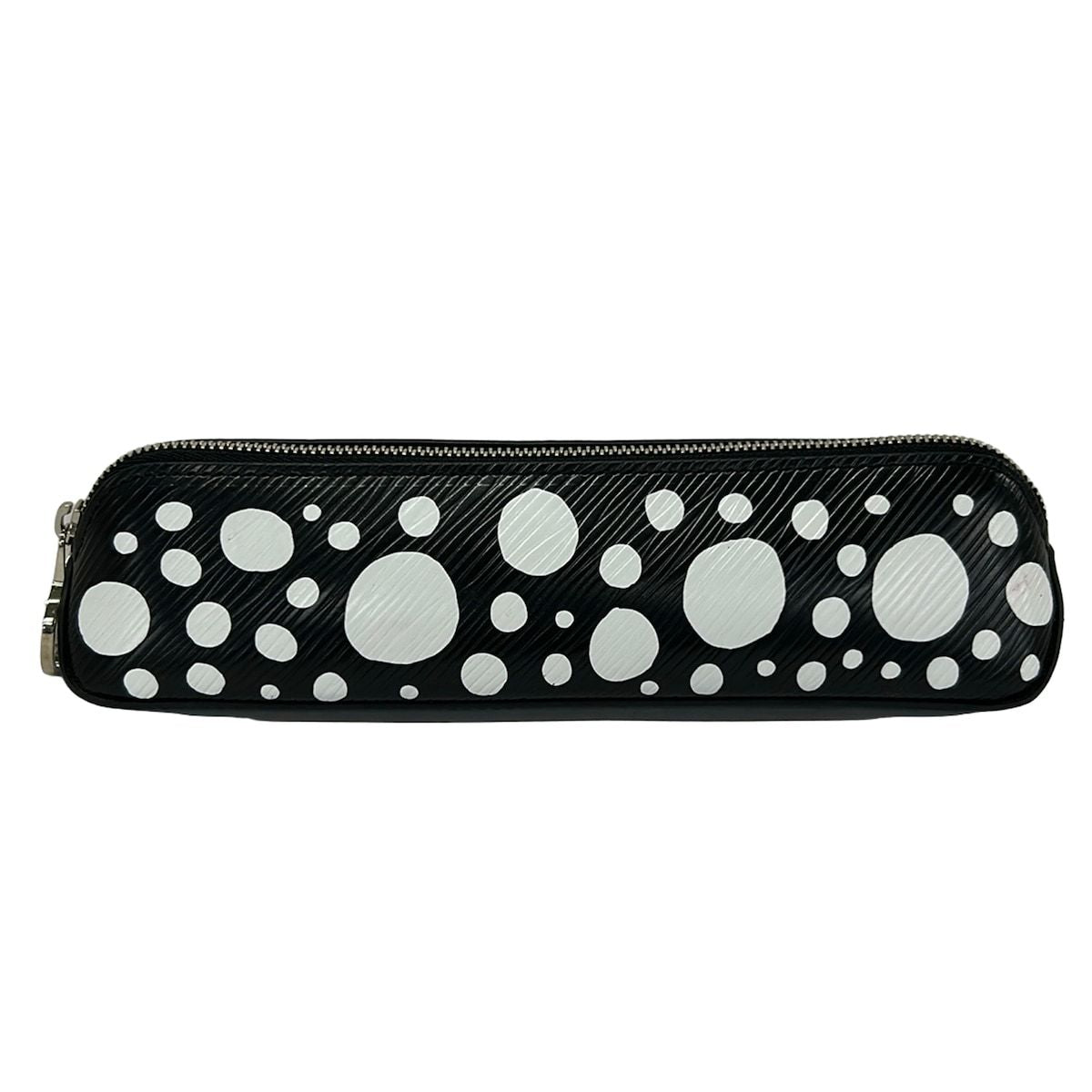 Louis Vuitton Pen Case Yayoi Kusama LV YK Trousse Elisabeth Infinity Dot Noir