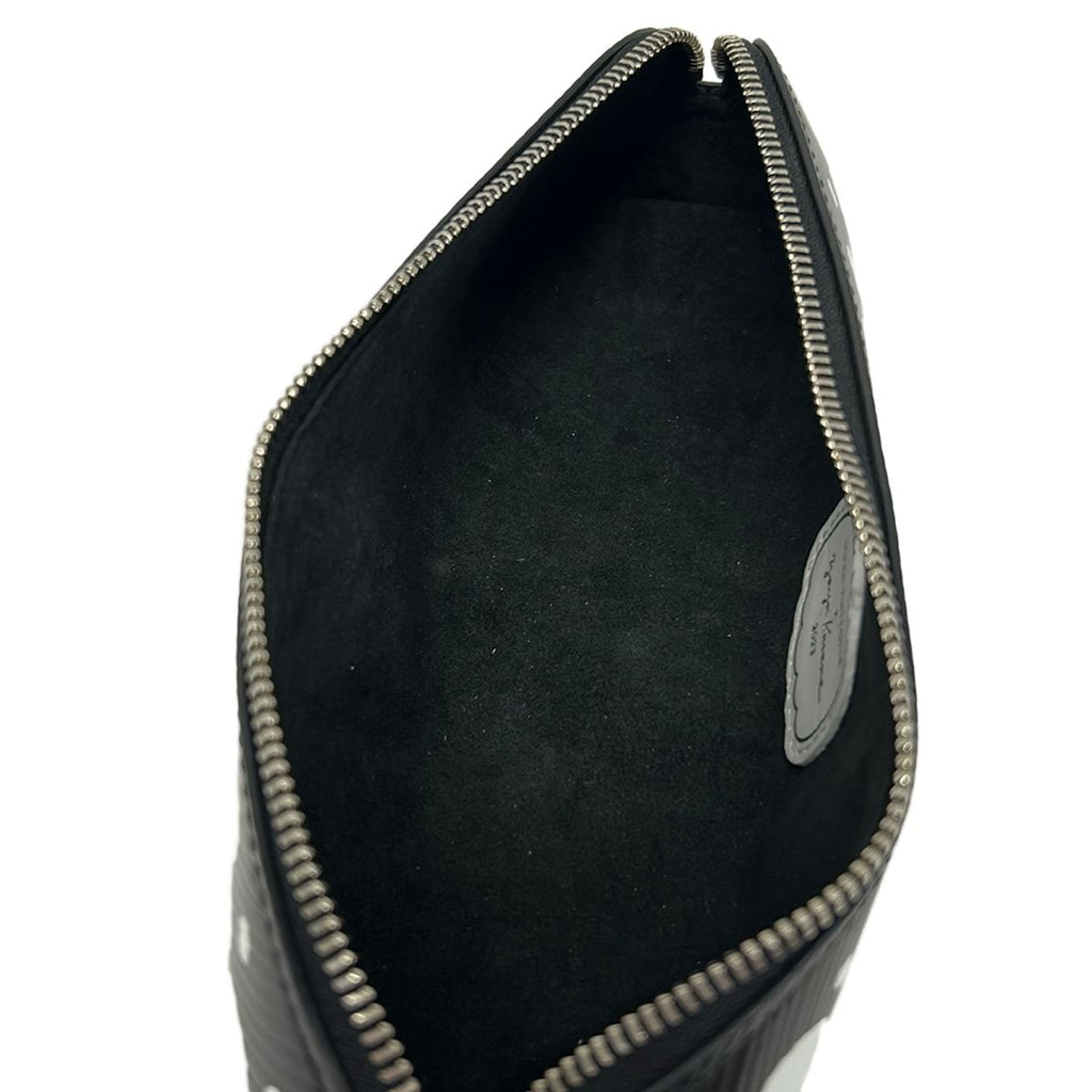 Louis Vuitton Pen Case Yayoi Kusama LV YK Trousse Elisabeth Infinity Dot Noir — view 3