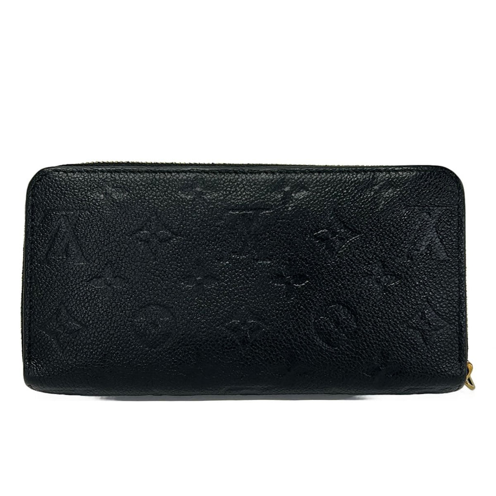 Louis Vuitton Wallet Monogram Empreinte Zippy Noir Leather — view 2