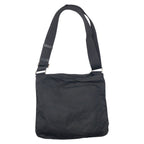 Prada Tessuto Triangle Logo Black Nylon Shoulder Bag — view 2