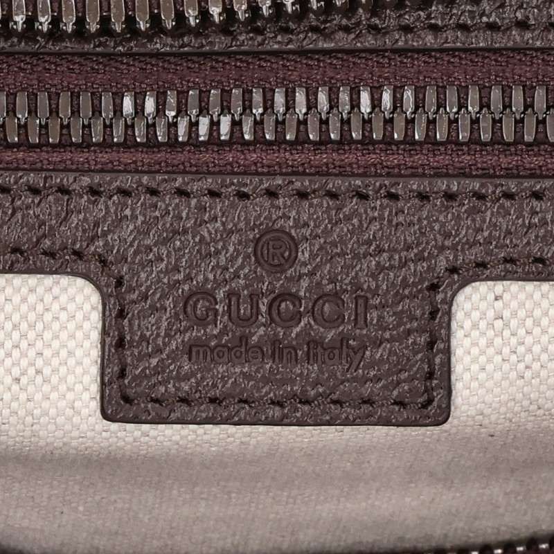 Gucci GG All Over Print Suede Boston Bag — view 3