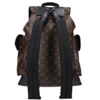 Louis Vuitton Christopher MM Monogram Macassar Leather Backpack MM — view 2