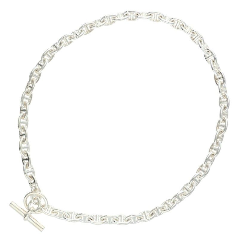 Hermes Chaine D'ancre PM Silver Choker Necklace PM — view 2