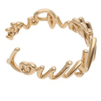 Louis Vuitton LV Script Logo Bangle Bracelet — view 4