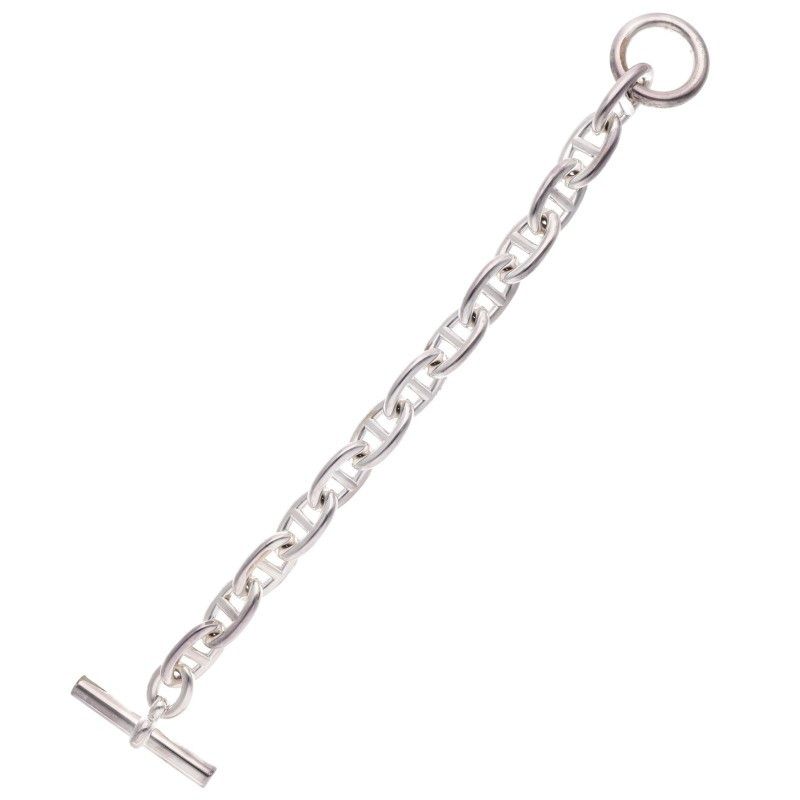Hermes Chaine D'ancre TGM Silver Bracelet — view 2