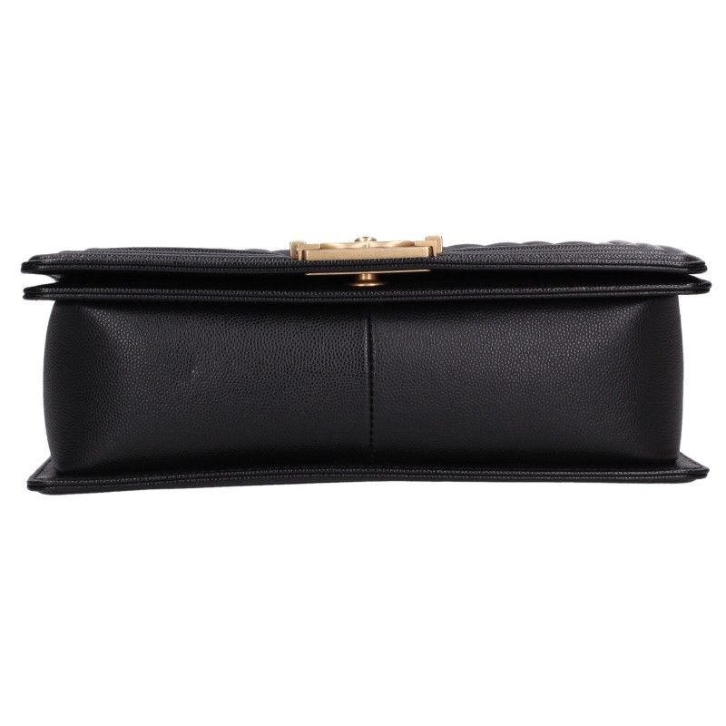 Chanel Boy 25 Caviar Leather Chain Shoulder Bag 25 — view 4