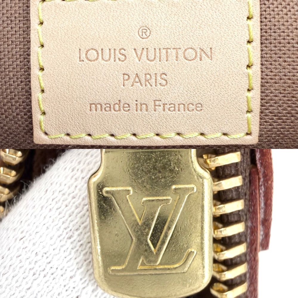 Louis Vuitton Shoulder Bag Odeon PM Crossbody Monogram Canvas Brown Gold — view 5