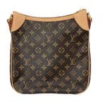 Louis Vuitton Shoulder Bag Odeon PM Crossbody Monogram Canvas Brown Gold — view 2