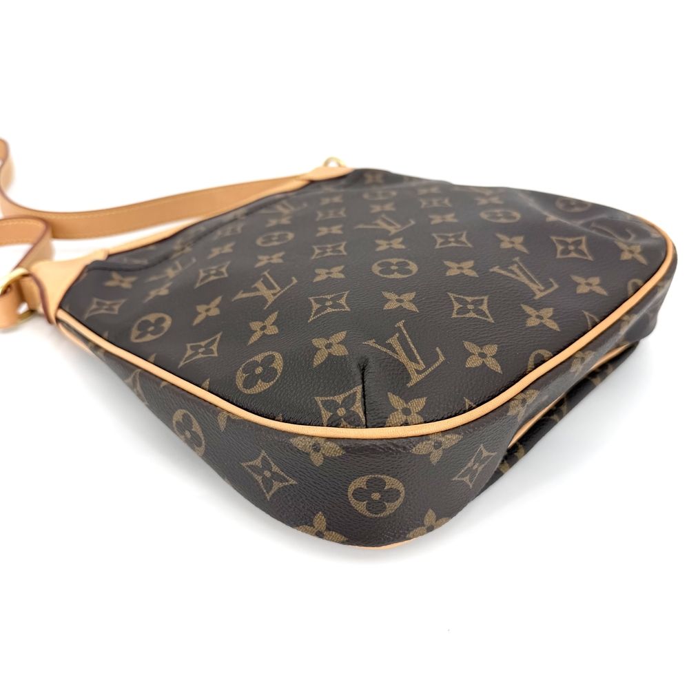 Louis Vuitton Shoulder Bag Odeon PM Crossbody Monogram Canvas Brown Gold — view 3