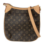 Louis Vuitton Shoulder Bag Odeon PM Crossbody Monogram Canvas Brown Gold