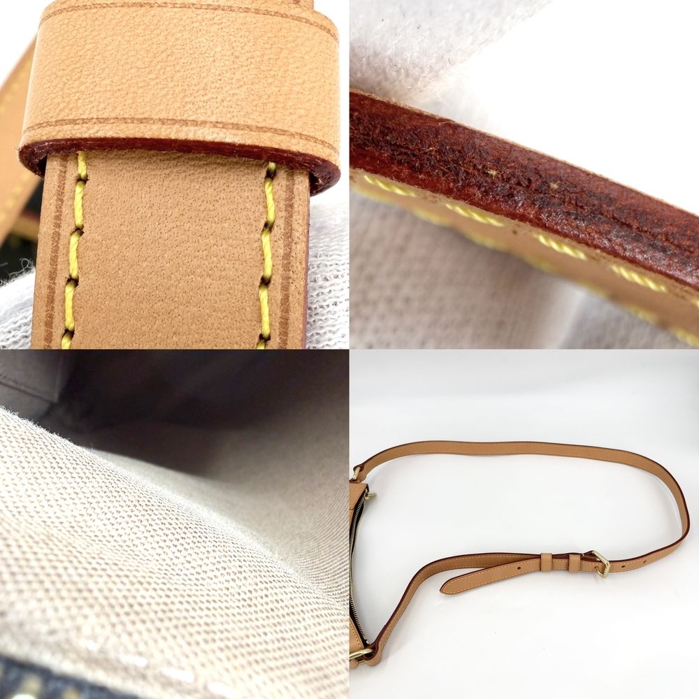 Louis Vuitton Shoulder Bag Odeon PM Crossbody Monogram Canvas Brown Gold — view 8