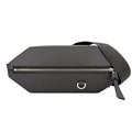 Loewe Belt Bag Convertible Shoulder Crossbody Leather Dark Gray Silver